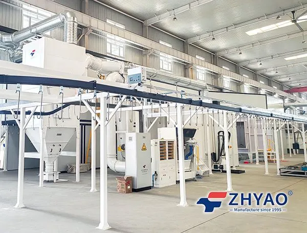 Boyuan Group Electrical Cabinet Powder Coating Line Project in Baoding, Hebei