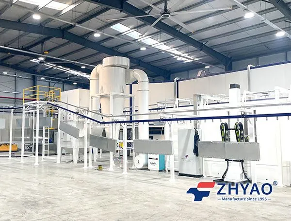 Mongolia Electrical Control Cabinet Powder Coating Line Project