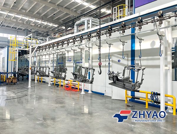 Shandong Lipai Excavator Powder Coating Line Project