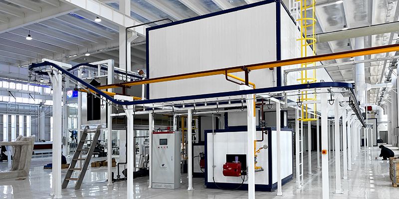Overhead Powder Coating Line for High-Volume Production